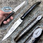 Laguiole en Aubrac - Tour Eiffel – coltello artigiale in ebano con mol