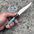 Laguiole en Aubrac - Coltello artigianale in Turchese ed Ebano, intars