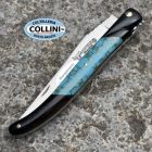 Laguiole en Aubrac - Coltello artigianale in Turchese ed Ebano, intars