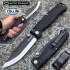 Witharmour - WoodlandsF-BG Knife - Dual Tone VG-10 & Black Micarta + R