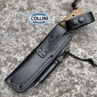 Witharmour - Woodlands-TN Knife - Satin VG10 & Tan Micarta + Red G10 -