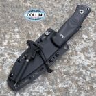 Witharmour - Mercenary-BK Knife - Matte Black Ti 12C27 & Black Micarta