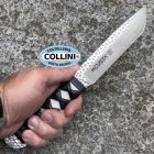 Mcusta - Fixed Damascus Integral Tanto - SPG2/R-2 Laminato & Pelle di