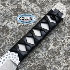 Mcusta - Fixed Damascus Integral Tanto - SPG2/R-2 Laminato & Pelle di