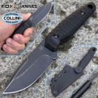 FOX Knives Fox - KS Knife by GZ Tactical - Black Top Shield Niolox & Black G10 -