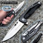 Witharmour - Thor-BK Knife - Satin D2 & Black Aluminum and Black G10 -