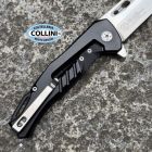 Witharmour - Thor-BK Knife - Satin D2 & Black Aluminum and Black G10 -