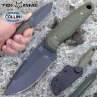 FOX Knives Fox - KS Knife by GZ Tactical - Black Top Shield Niolox & OD Green G10