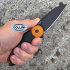 FOX Knives Fox - Metamorphosis - Black PVD M390 & Orange and Black Alluminum - FX