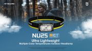 Nitecore - NU25 MCT - Frontale Ricaricabile USB con 3 Temperature di C