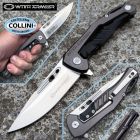 Witharmour - Thor-GY Knife - Satin D2 & Grey Aluminum and Black G10 -