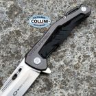 Witharmour - Thor-GY Knife - Satin D2 & Grey Aluminum and Black G10 -