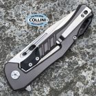 Witharmour - Thor-GY Knife - Satin D2 & Grey Aluminum and Black G10 -