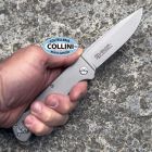 Witharmour - Stone's Back Lock Knife - Stonewashed D2 & Titanium - WA-