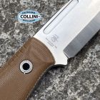 Witharmour - Mercenary-TN Knife - Stone Washed 12C27 & Tan Micarta + R