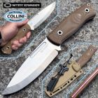 Witharmour - Mercenary-TN Knife - Stone Washed 12C27 & Tan Micarta + R
