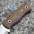 Witharmour - Mercenary-TN Knife - Stone Washed 12C27 & Tan Micarta + R