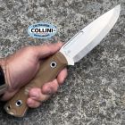 Witharmour - Mercenary-TN Knife - Stone Washed 12C27 & Tan Micarta + R
