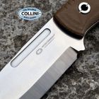 Witharmour - Mercenary-TN Knife - Stone Washed 12C27 & Tan Micarta + R