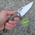 Steel Will - Piercer Ti by T. Rumici - Satin D2 & Titanium / Black G10