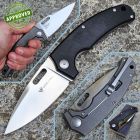 Steel Will - Piercer Ti by T. Rumici - Satin D2 & Titanium / Black G10