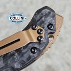 Benchmade - 865-02 - Mini Bedlam Scimitar - Satin CPM-S90V & Marbled C