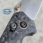 Benchmade - 865-02 - Mini Bedlam Scimitar - Satin CPM-S90V & Marbled C