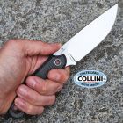 Viper - Basic 1 knife by T. Rumici - Satin CPM-MagnaCut & Black Canvas