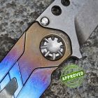EOS - Prawn Friction Folder - CPM-S35VN & Flamed Titanium - COLLEZIONE