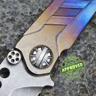 EOS - Prawn Friction Folder - CPM-S35VN & Flamed Titanium - COLLEZIONE