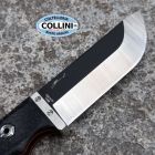 Witharmour - Cajo II-BK Knife - Chisel Ground Matte Black Ti PVD VG10