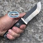 Witharmour - Cajo II-BK Knife - Chisel Ground Matte Black Ti PVD VG10