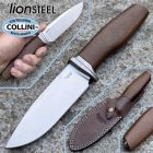 Lion Steel Lionsteel - Acha knife - Satin M390 & Natural Burlap Micarta - AH BLN