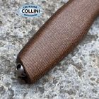 Lion Steel Lionsteel - Acha knife - Satin M390 & Natural Burlap Micarta - AH BLN