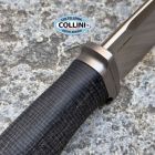 Lion Steel Lionsteel - Acha knife - Satin M390 & Black Burlap Micarta - AH BLB -