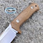 Lion Steel Lionsteel - T5 Knife - Satin Niolox & Natural Canvas Micarta - T5 CVN