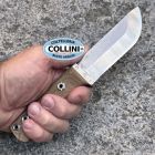 Witharmour - Cajo II-TN Knife - Chisel Ground Stonewashed VG10 & Tan M