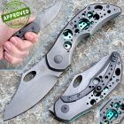 Olamic Cutlery - Busker Semper - M390 Dark Blast Ghost Faded Acid Rain