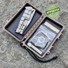 MedFordKnives Medford Knife and Tools - USMC Fighter Flipper Knife - Tumbled S45VN &