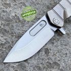 MedFordKnives Medford Knife and Tools - USMC Fighter Flipper Knife - Tumbled S45VN &