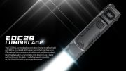 Nitecore - EDC29 - Torcia Ricaricabile USB - 6500 lumens e 400 metri -