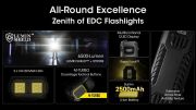 Nitecore - EDC29 - Torcia Ricaricabile USB - 6500 lumens e 400 metri -