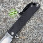 MedFordKnives Medford Knife and Tool - M-48 - Tumbled CPM-S45VN, Titanium & Black Al