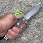 MedFordKnives Medford Knife and Tool - M-48 - Tumbled CPM-S45VN, Titanium & Black Al