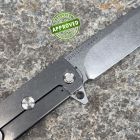 MedFordKnives Medford Knife and Tool - M-48 - Tumbled CPM-S45VN, Titanium & Black Al