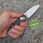 Approved Anso of Denmark - Aros Folder Button Lock - Stonewashed RWL34 & Carbon