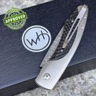 Approved William Henry - Vega - Titanio, Fibra di Carbonio & Damasco Laminato W