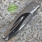 Approved William Henry - Vega - Titanio, Fibra di Carbonio & Damasco Laminato W