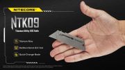 Nitecore - NTK09 - Titanium EDC Pocket Knife - cutter