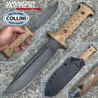 WanderTactical Wander Tactical - Centuria Clip Point Knife - Raw & Micarta Jute Brown